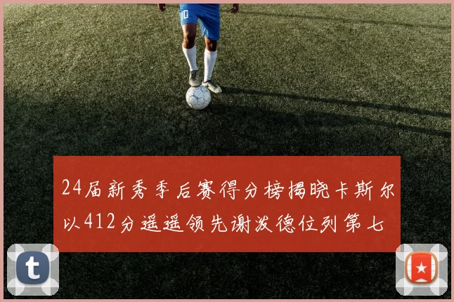 24届新秀季后赛得分榜揭晓卡斯尔以412分遥遥领先谢泼德位列第七